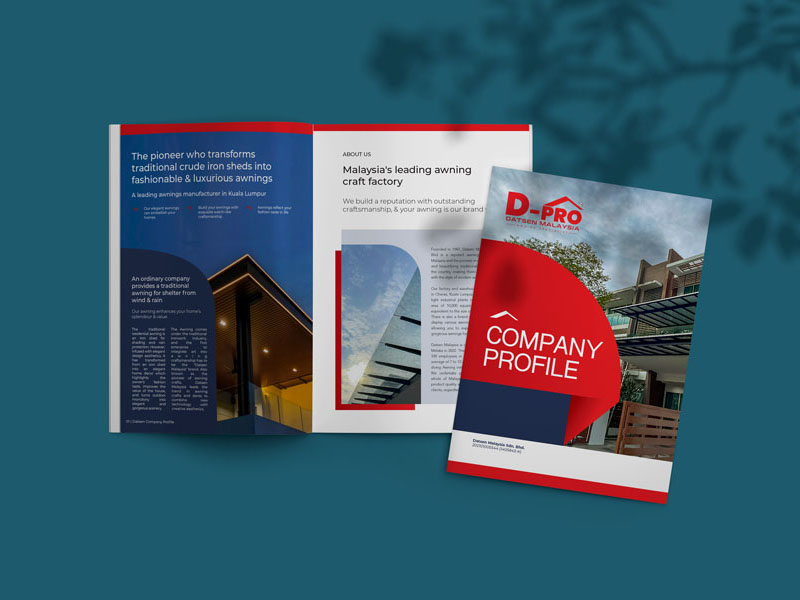 company profile design and copywriting services in Klang Valley Malaysia